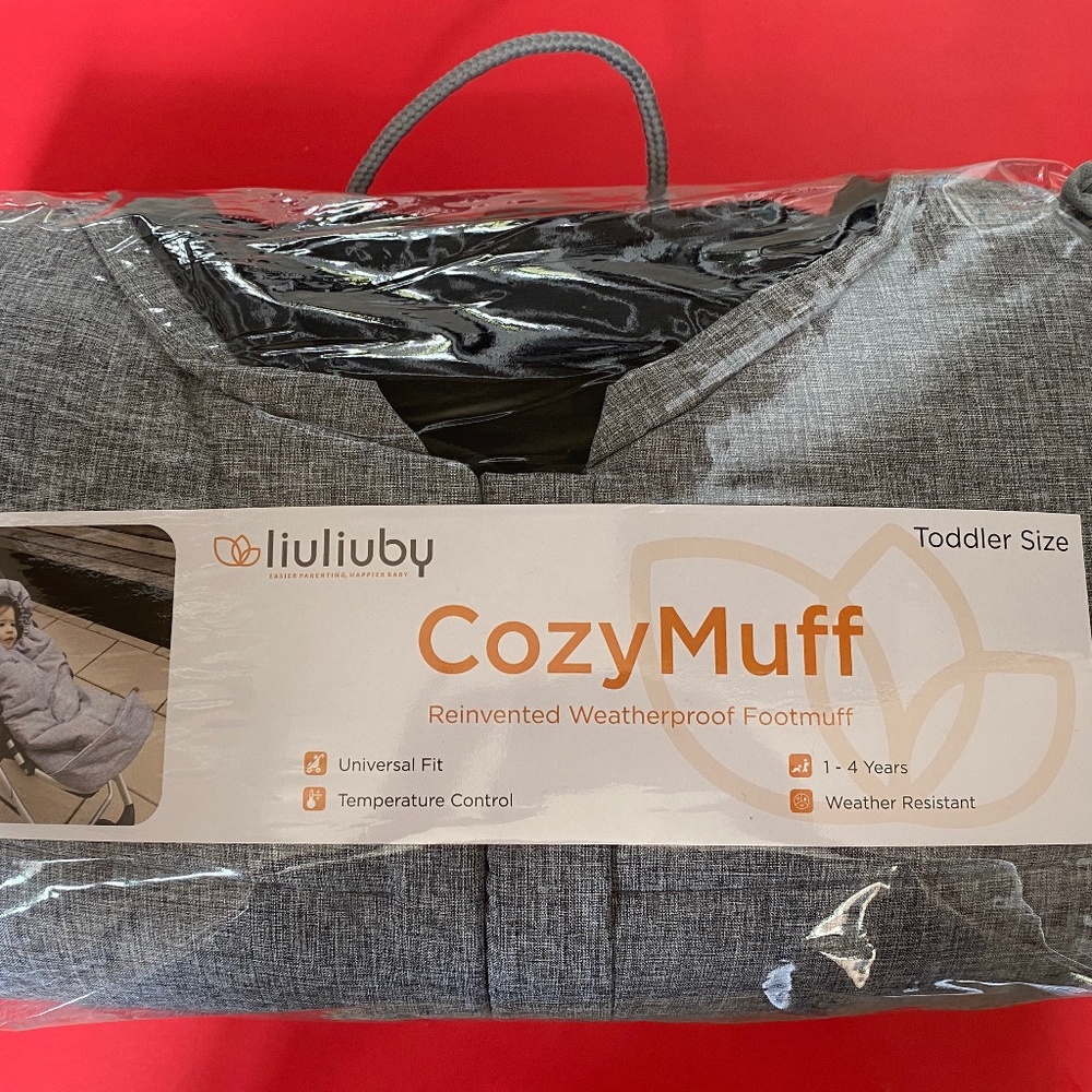 DARK GRAY liuliuby Original Cozy Muff Weatherproof Foot muff w/temp control